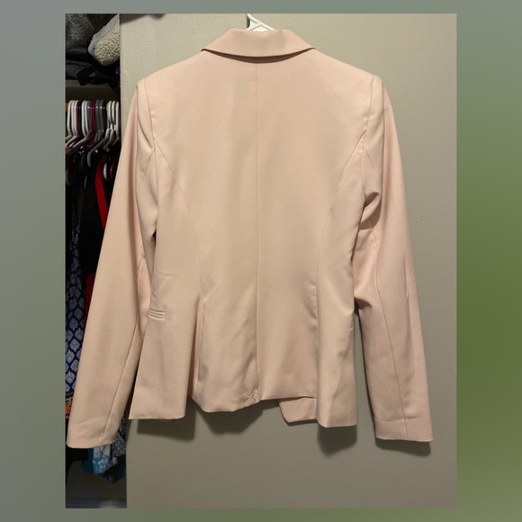 Light Pink Fitted Blazer - Picture 2 of 3